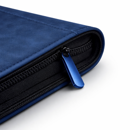 Cruva 9-Pocket Toploader Zip Binder - Blauw