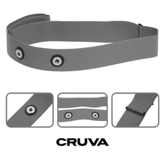 Cruva Borstband voor Hartslagmeter Grijs