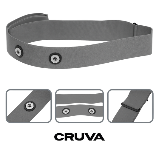 Cruva Borstband voor Hartslagmeter Grijs