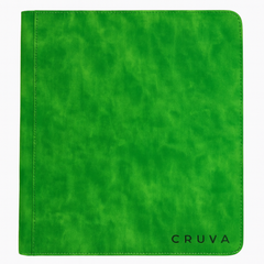 Cruva 9-Pocket Toploader Zip Binder – Groen