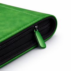 Cruva 9-Pocket Toploader Zip Binder – Groen