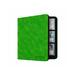 Cruva 9-Pocket Toploader Zip Binder – Groen