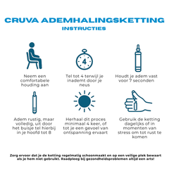 Cruva Ademhalingsketting Zilver