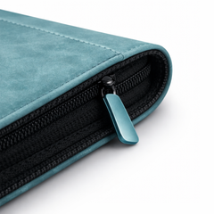 Cruva 9-Pocket Toploader Zip Binder – Lichtblauw