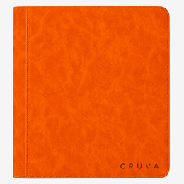 Cruva 9-Pocket Toploader Zip Binder - Oranje