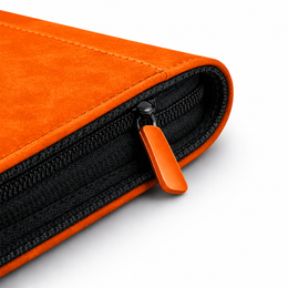 Cruva 9-Pocket Toploader Zip Binder - Oranje