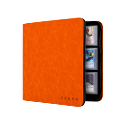 Cruva 9-Pocket Toploader Zip Binder - Oranje