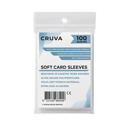Cruva Soft Card Sleeves - 100 stuks