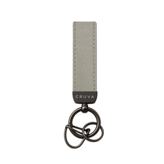 Cruva Sleutelhanger Grijs Gunmetal
